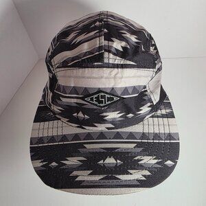 Empyre Shelter Black & Gray Aztec Print 5-Panel Cap from Zumiez